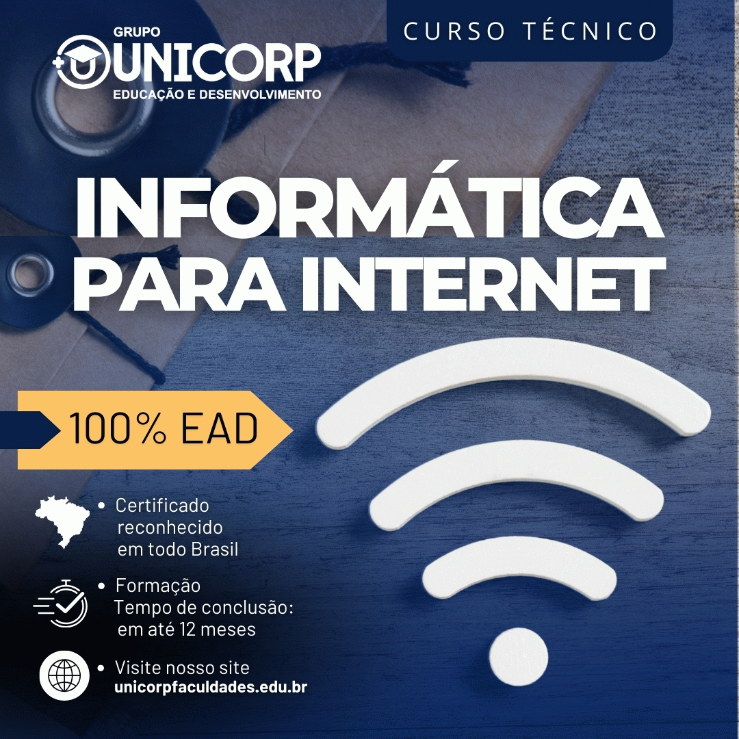 CURSO TÉCNICO EM INFORMÁTICA PARA INTERNET