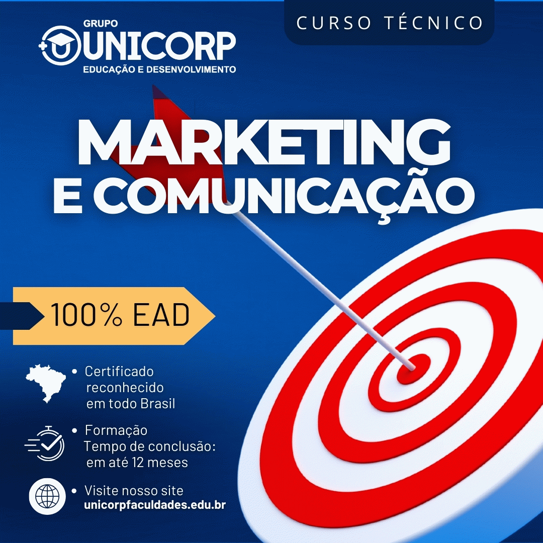 CURSO TÉCNICO EM MARKETING E COMUNICAÇÃO