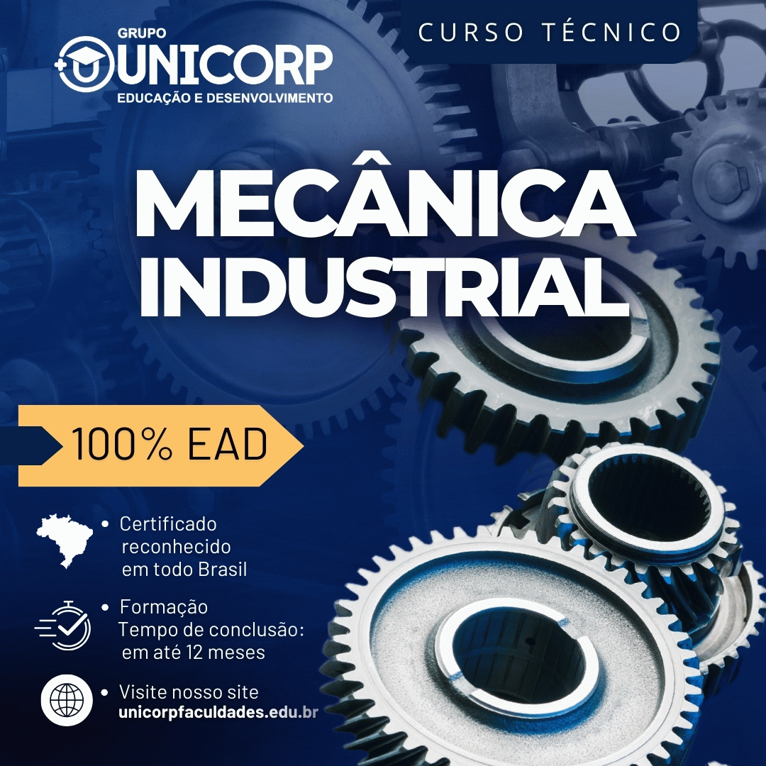 CURSO TÉCNICO EM MECÂNICA INDUSTRIAL