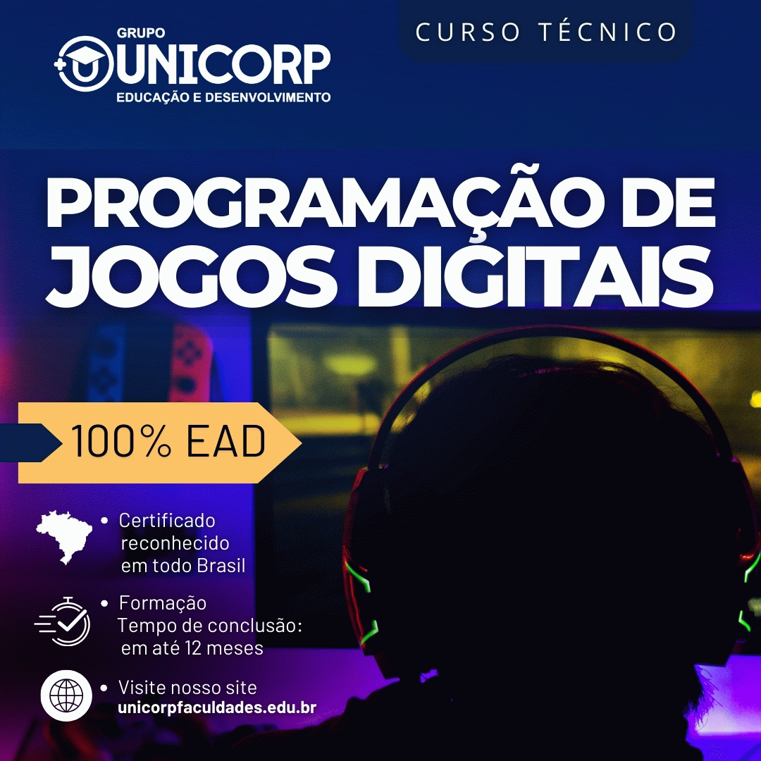 CURSO TÉCNICO EM PROGRAMAÇÃO DE JOGOS