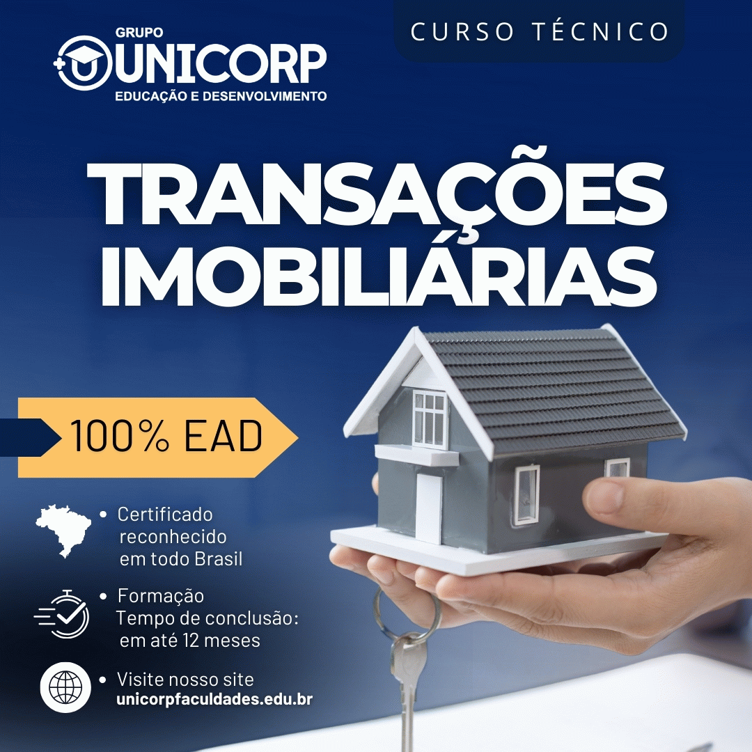 CURSO TÉCNICO EM TRANSAÇÕES IMOBILIÁRIAS