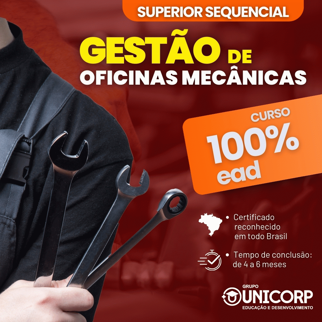 SUPERIOR SEQUENCIAL EM GESTÃO DE OFICINAS MECÂNICAS