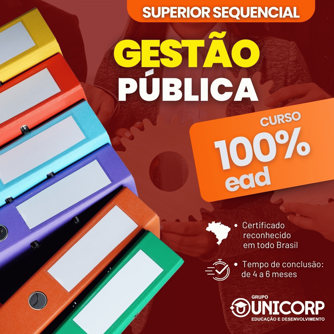 SUPERIOR SEQUENCIAL EM GESTÃO PÚBLICA
